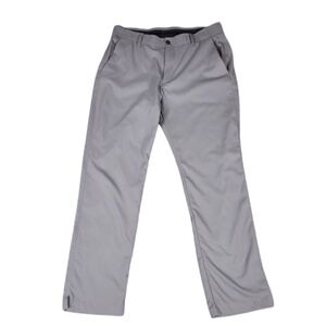 UA The Showdown Pant Mens Gray Stripe Comfy Light Weight